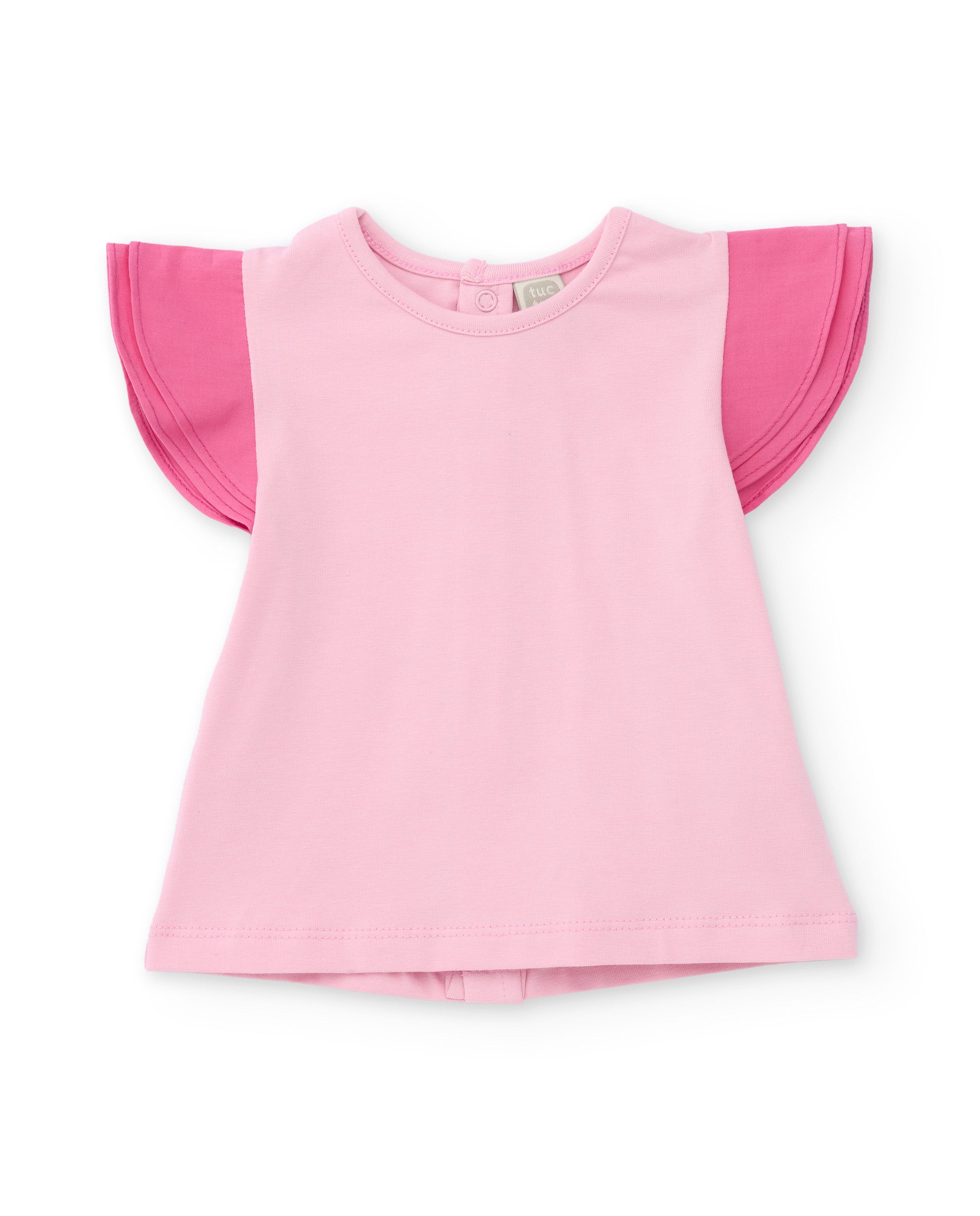 Tuc Tuc completo neonata rosa faccina 2 pezzi