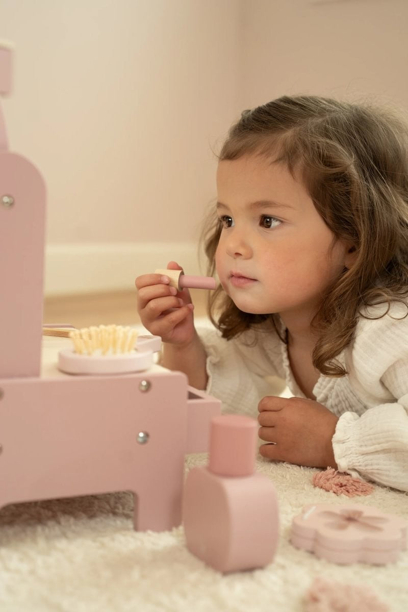 Little Dutch set toeletta in legno rosa