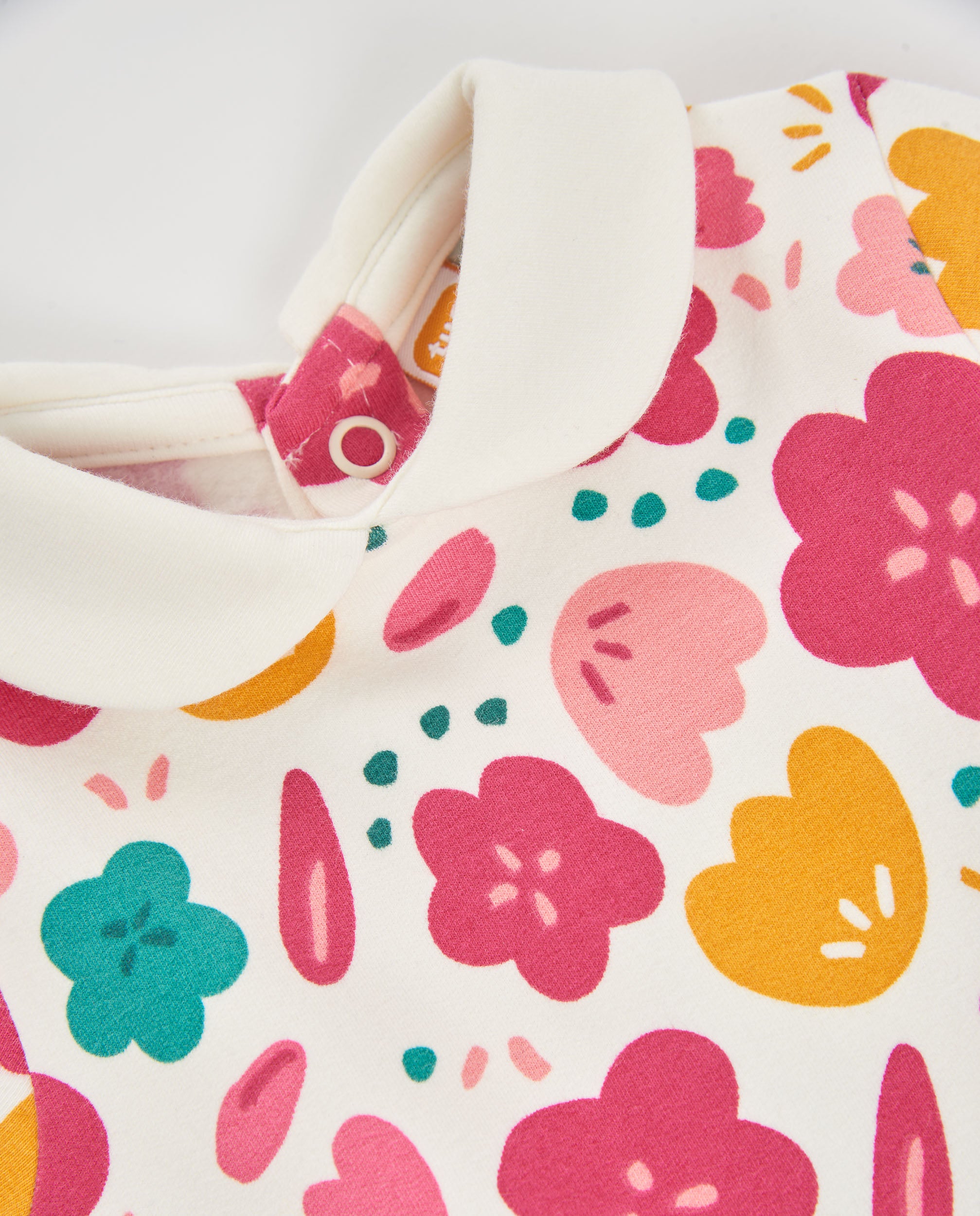 Tuc Tuc vestito neonata velluto fiori