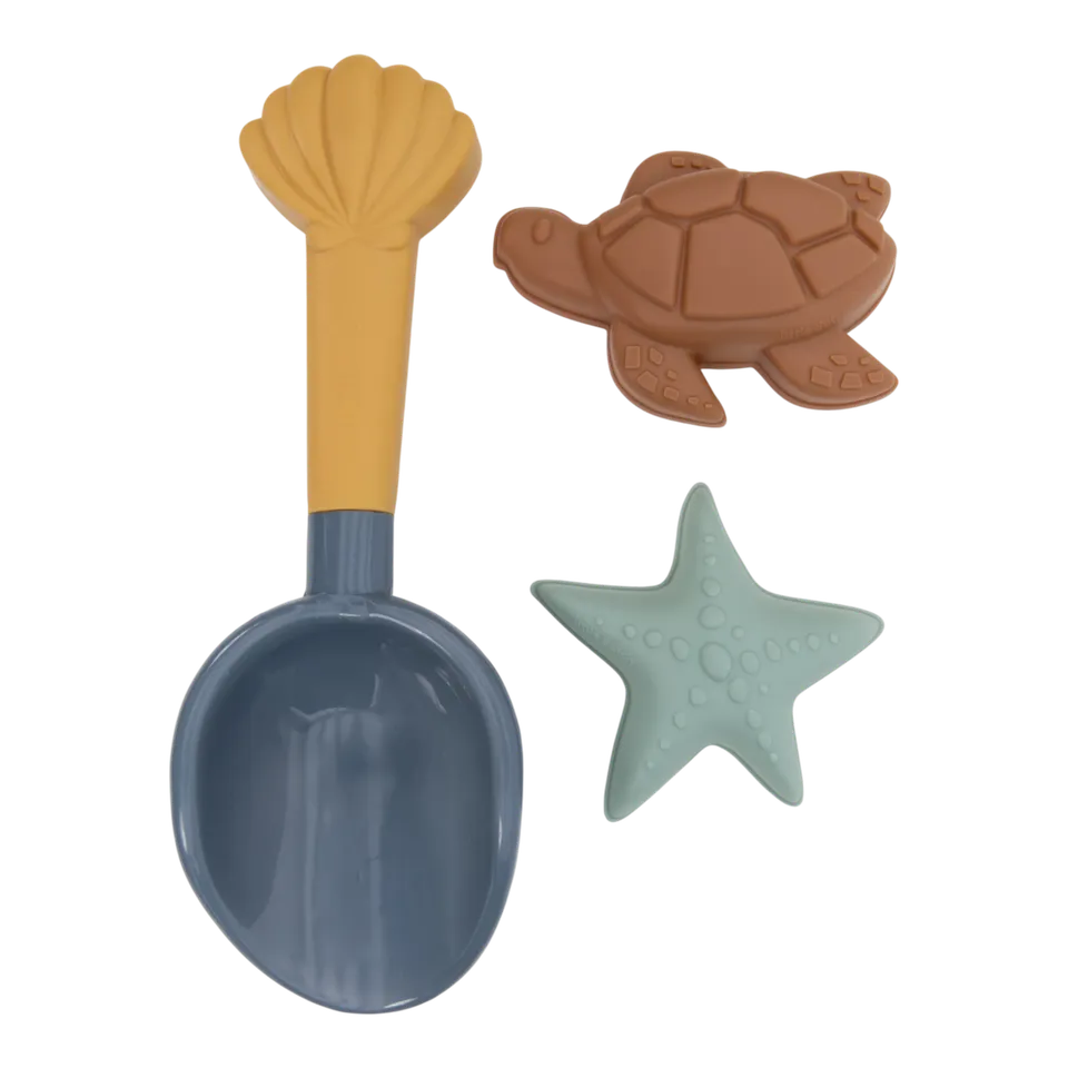 Little Dutch Ocean set spiaggia 3 pezzi paletta formine