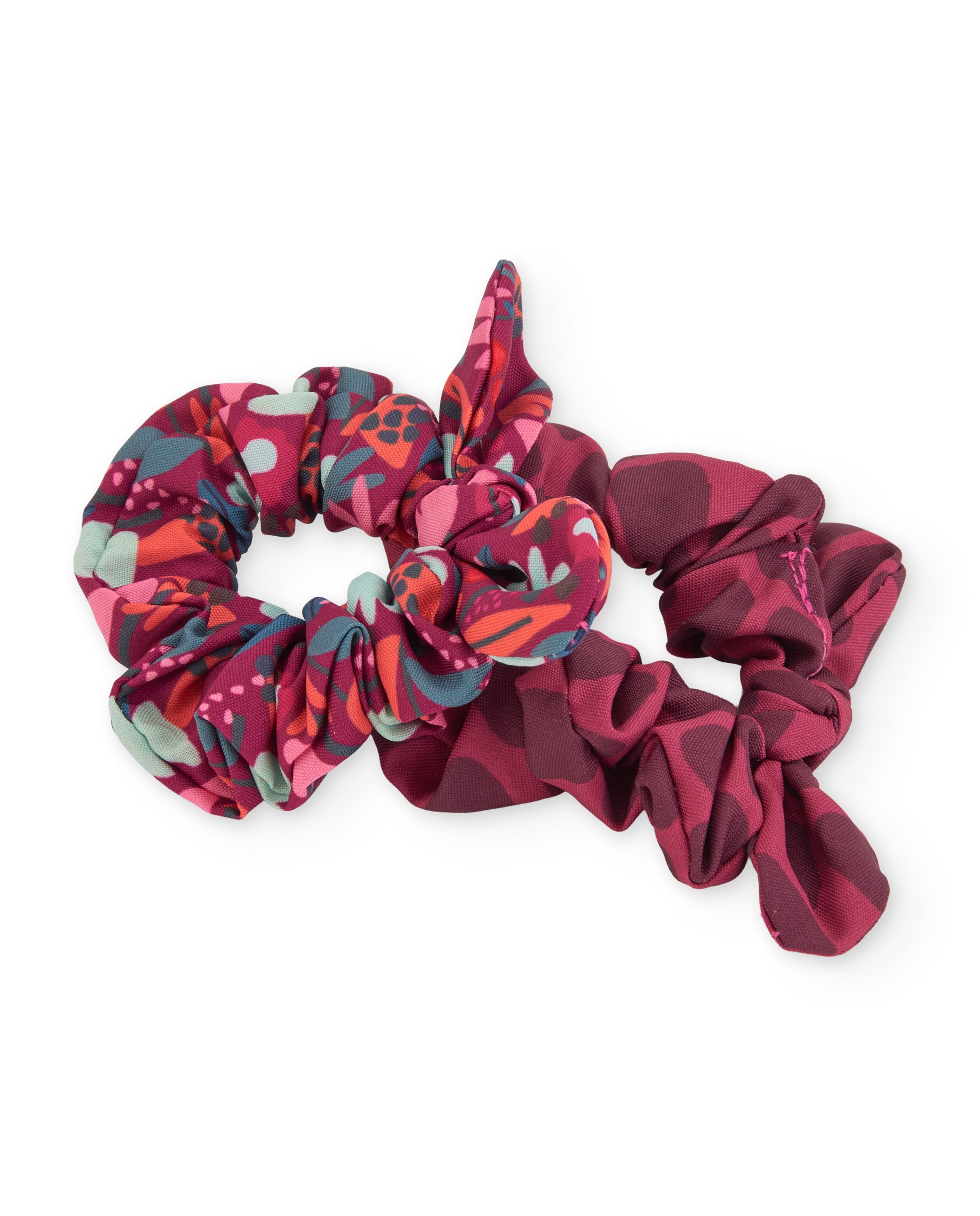 Tuc Tuc Geo-Logic elastici capelli bambina bordeaux 2 pezzi