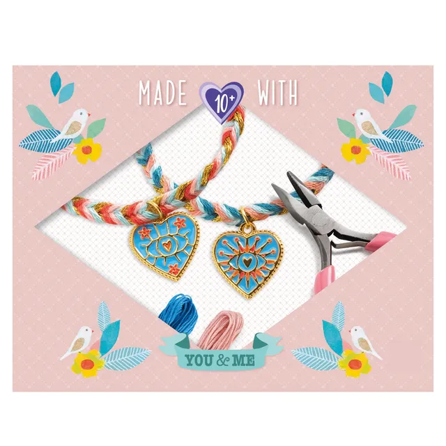 Djeco you&me FRIENDS mini kit braccialetti 2 pezzi