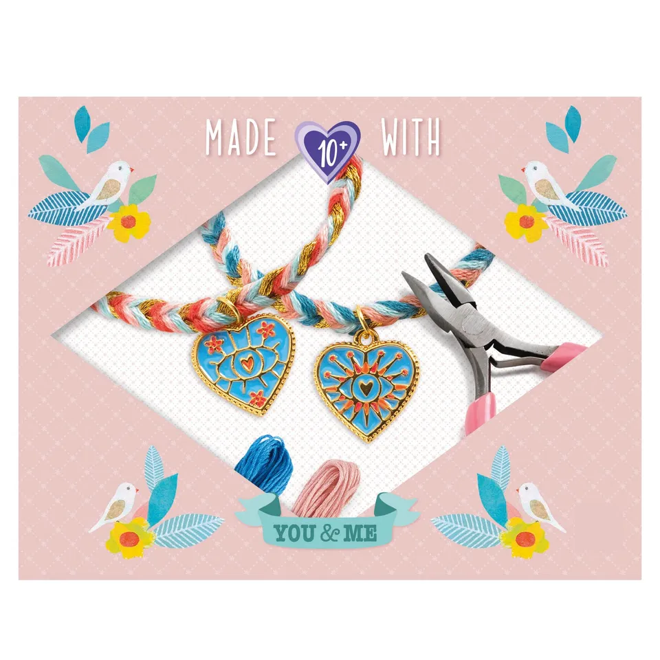 Djeco you&me FRIENDS mini kit braccialetti 2 pezzi