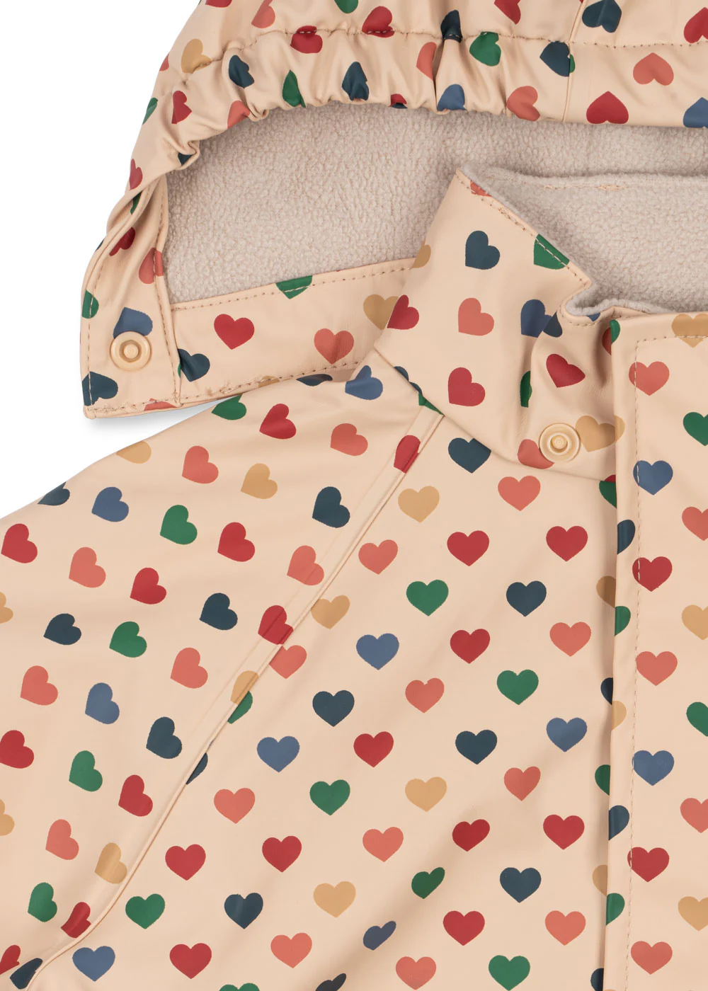 Konges Sløjd Rain Palme Coeur Completo Antipioggia Pile