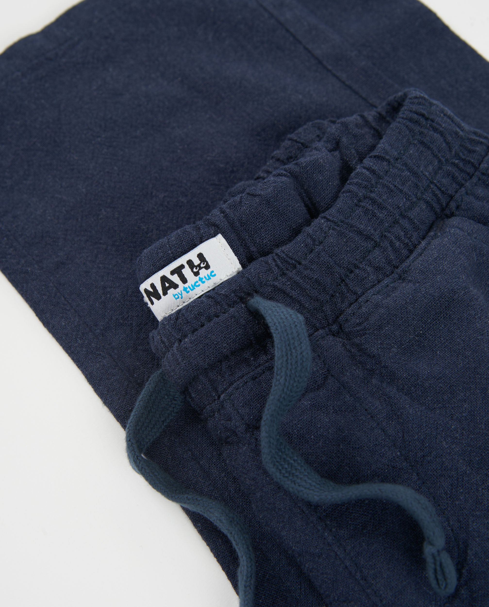 Tuc Tuc pantalone bimbo blu con vita elastica