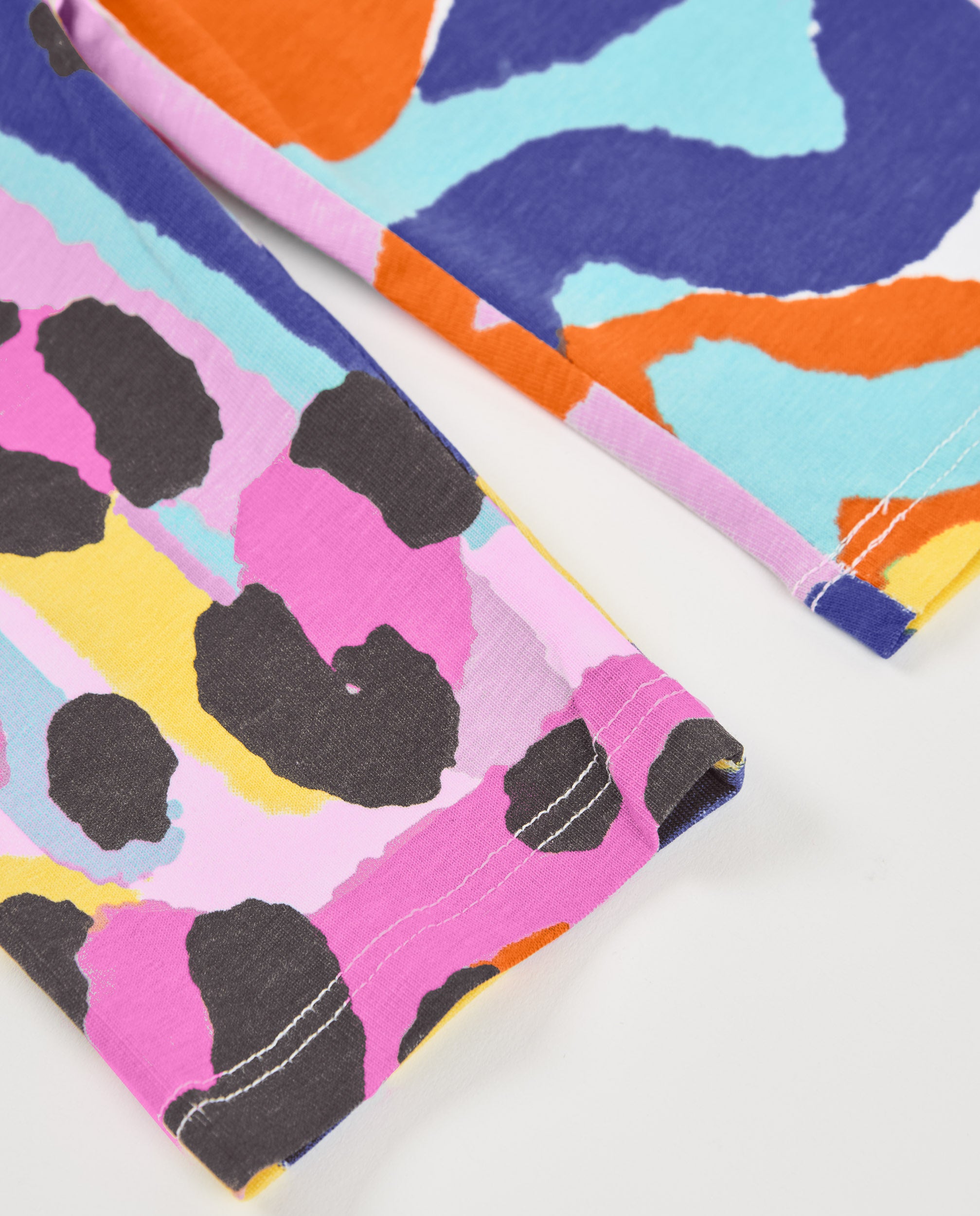 Tuc Tuc leggings bambina lilla stampa multicolore