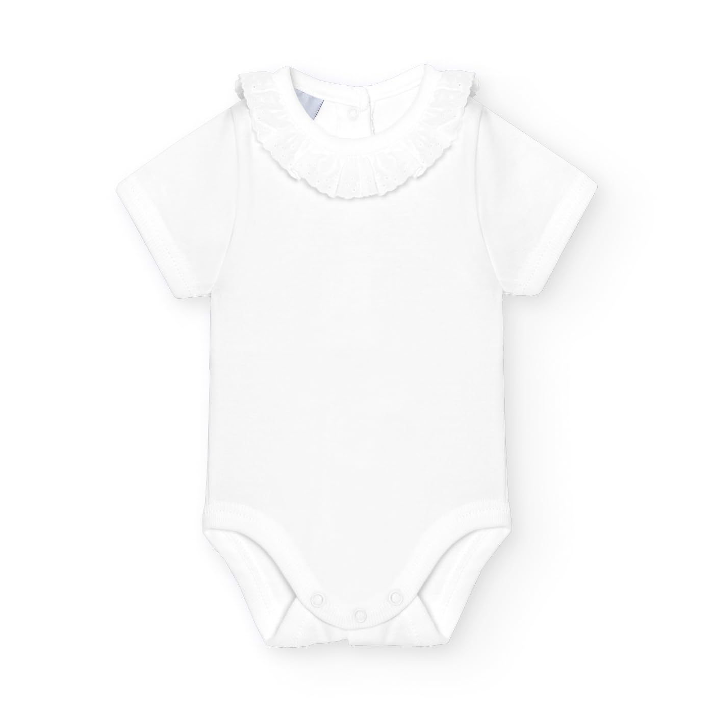 Babidu 1193 body maniche corte pizzo 12-18 mesi rosa