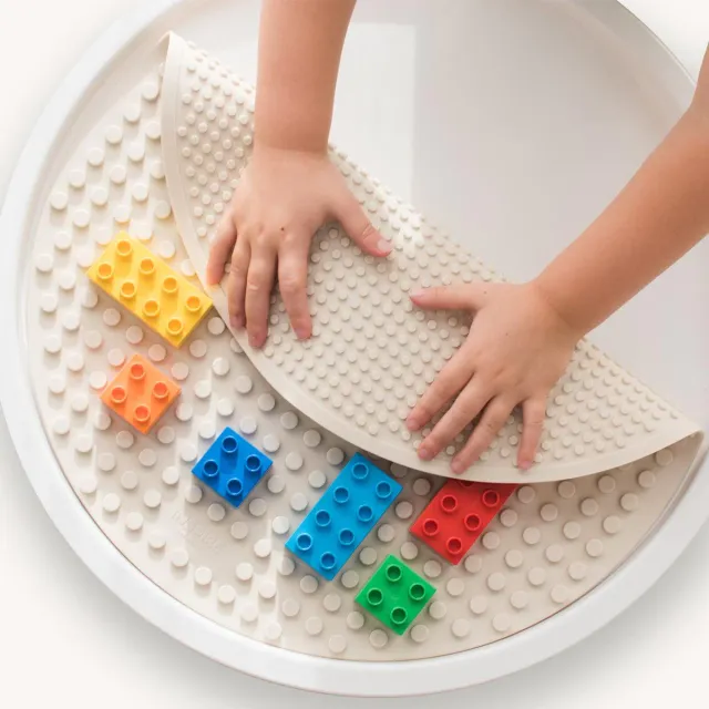 Inspire My Play 2in1 Costruzioni tappeto silicone latte