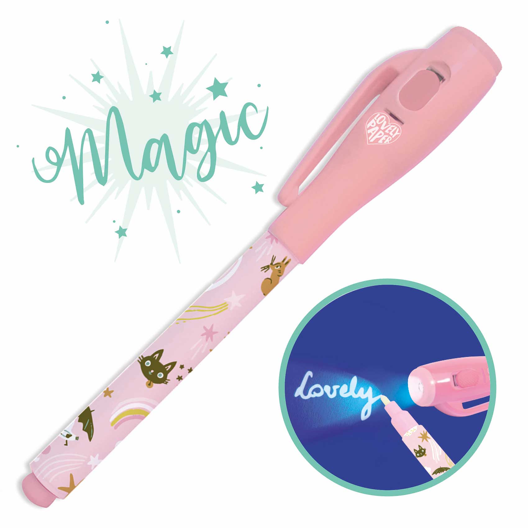Djeco Lucille penna magica inchiostro invisibile