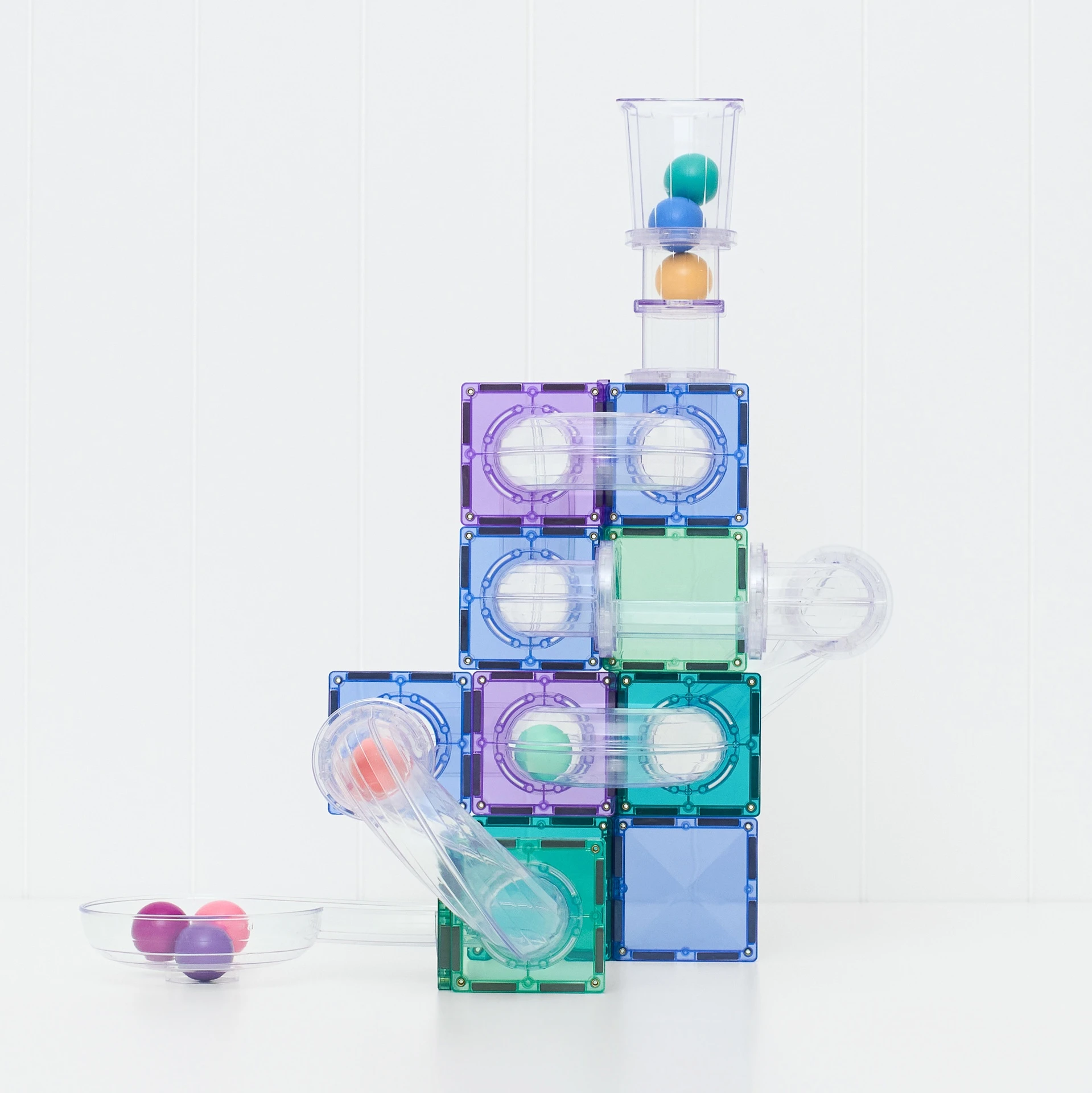 Connetix Pastel Ball Run Pack costruzioni magnetiche 114pz