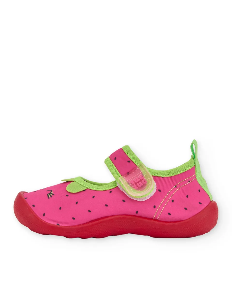 Tuc Tuc scarpette acqua bambina velcro rosa