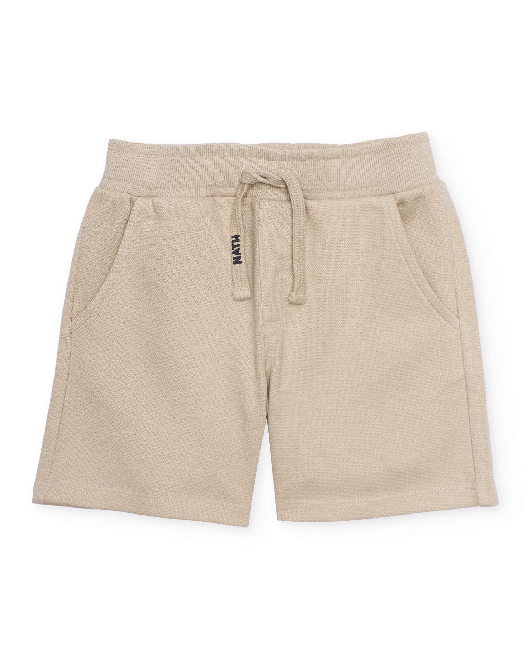 Tuc Tuc completo bambino blu maglietta bermuda beige cotone