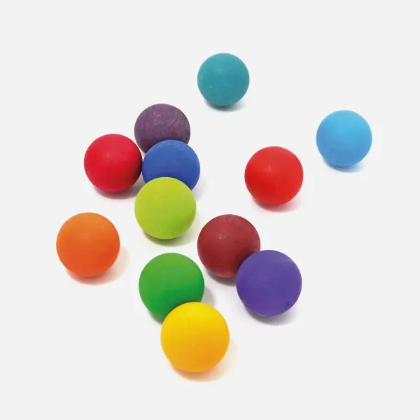 Grimm's Rainbow Balls Small palline legno 12 pezzi pastello