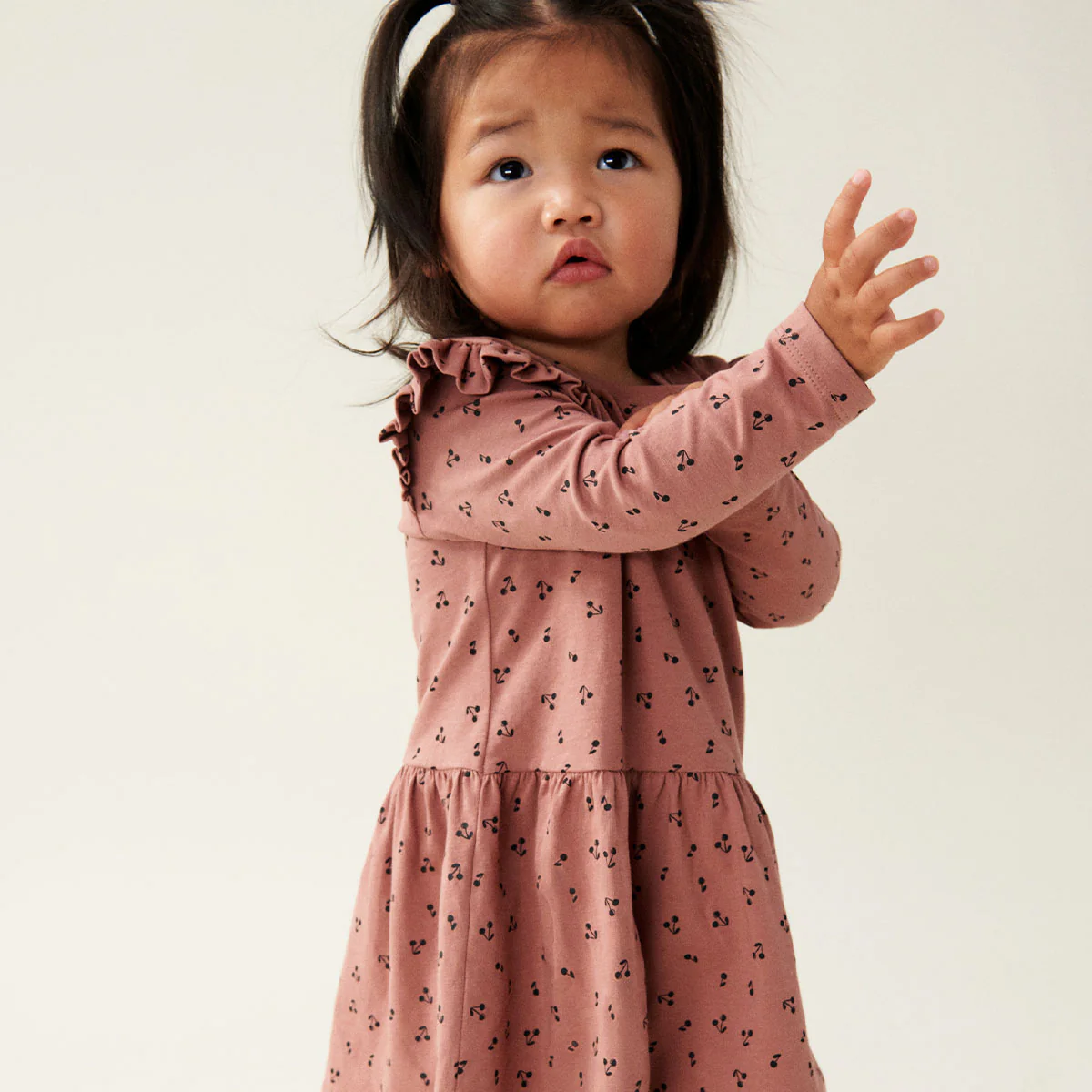 Liewood Lima Cherries abito bambina cotone bio