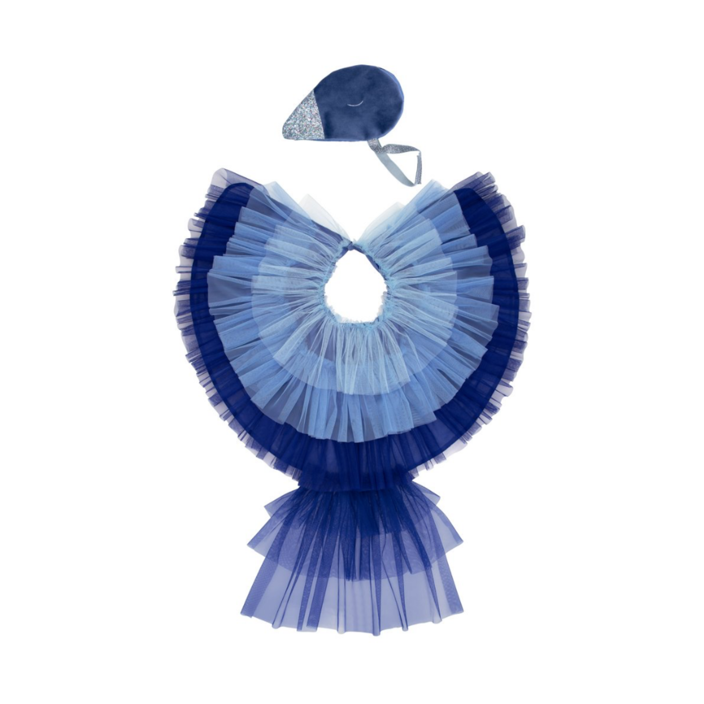 Meri Meri Blue Bird Costume Tulle Uccello 3-6 Anni