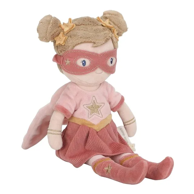 Little Dutch Cuddle Superhero bambola morbida rosa 35 cm