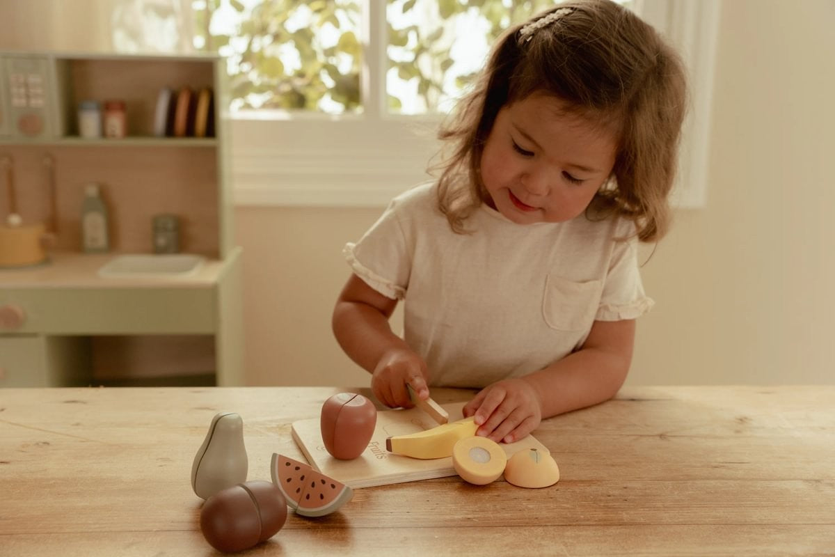 Little Dutch frutta da tagliare gioco legno 6 frutti