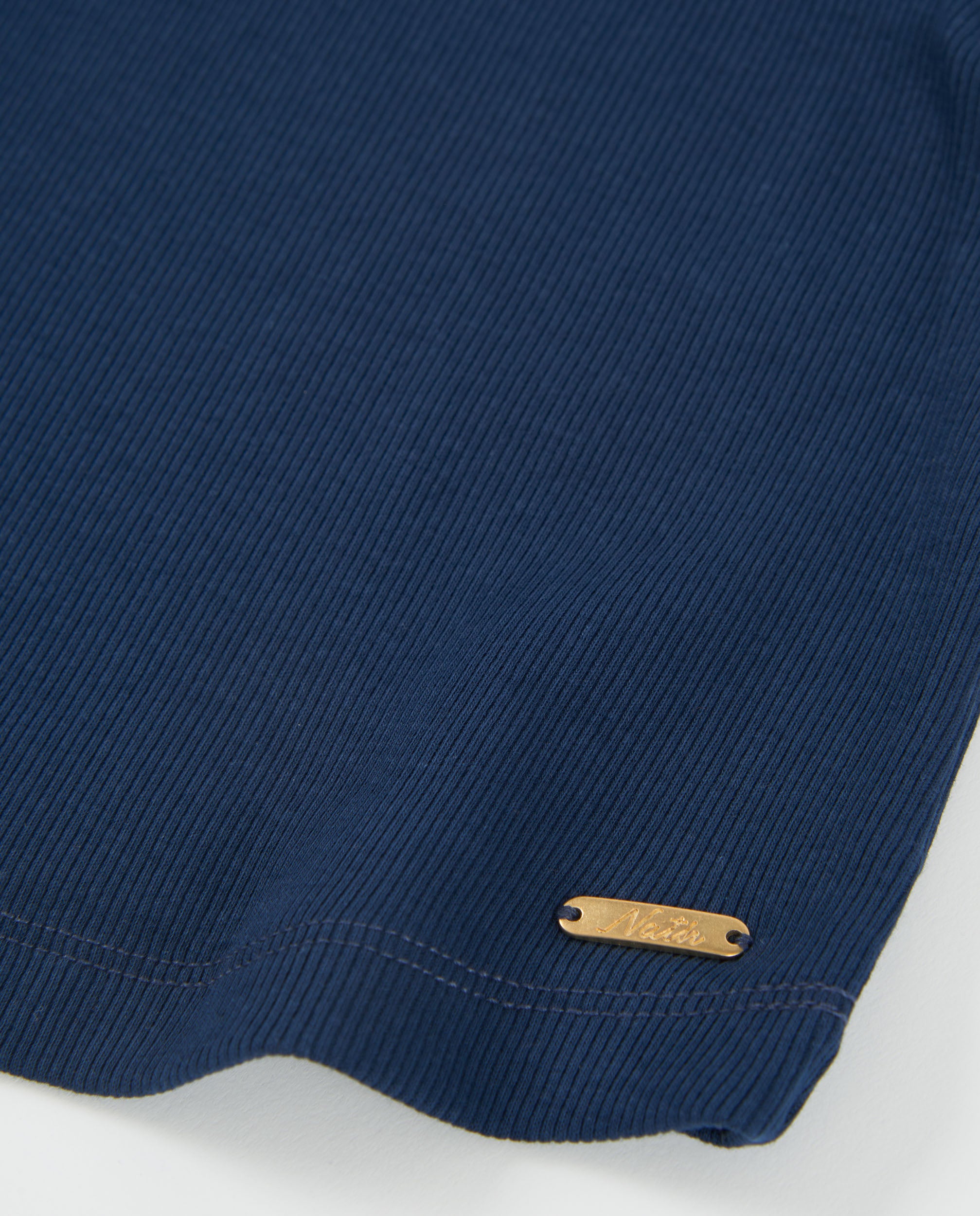 Tuc Tuc top bambina coste blu navy volant