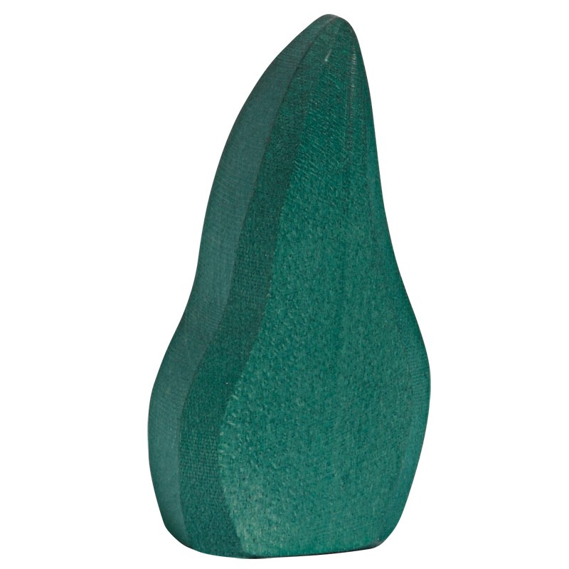 Ostheimer Cespuglio figura legno verde scuro h 13 cm