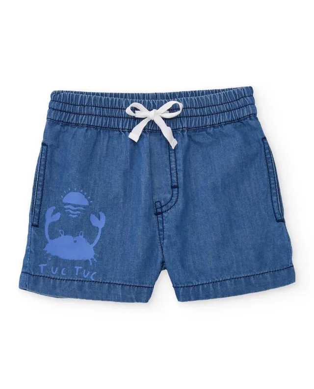 Tuc Tuc Denim bermuda jeans bambino blu denim