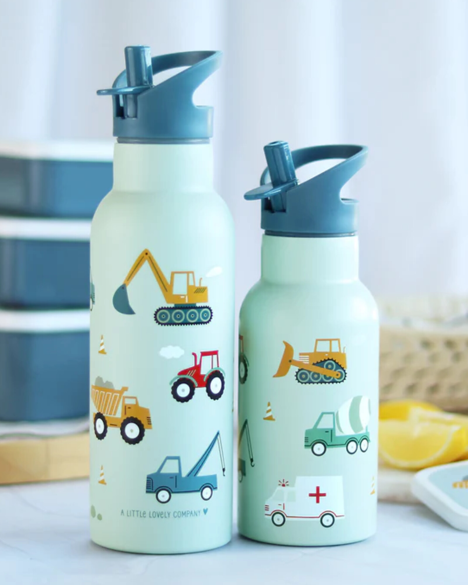 A Little Lovely Company Veicoli borraccia termica 500 ml acciaio