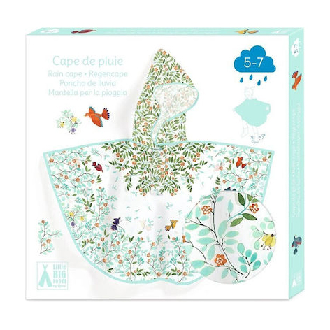 Djeco Foliage mantellina antipioggia bambino 5-7 anni