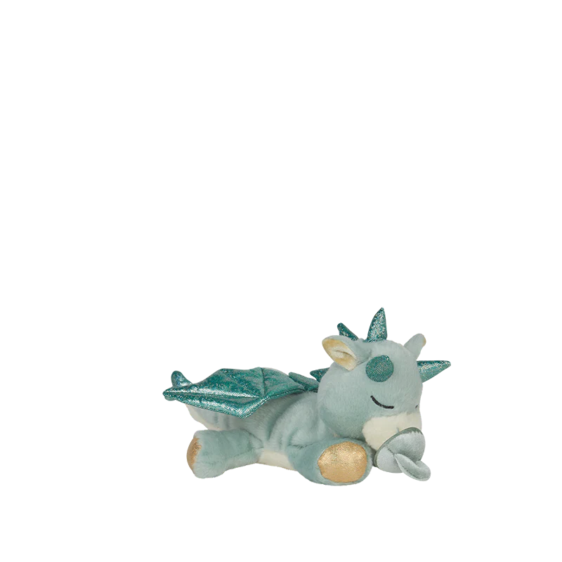 OlliElla Baby Binky Dragon peluche drago Volt Green con ciuccio