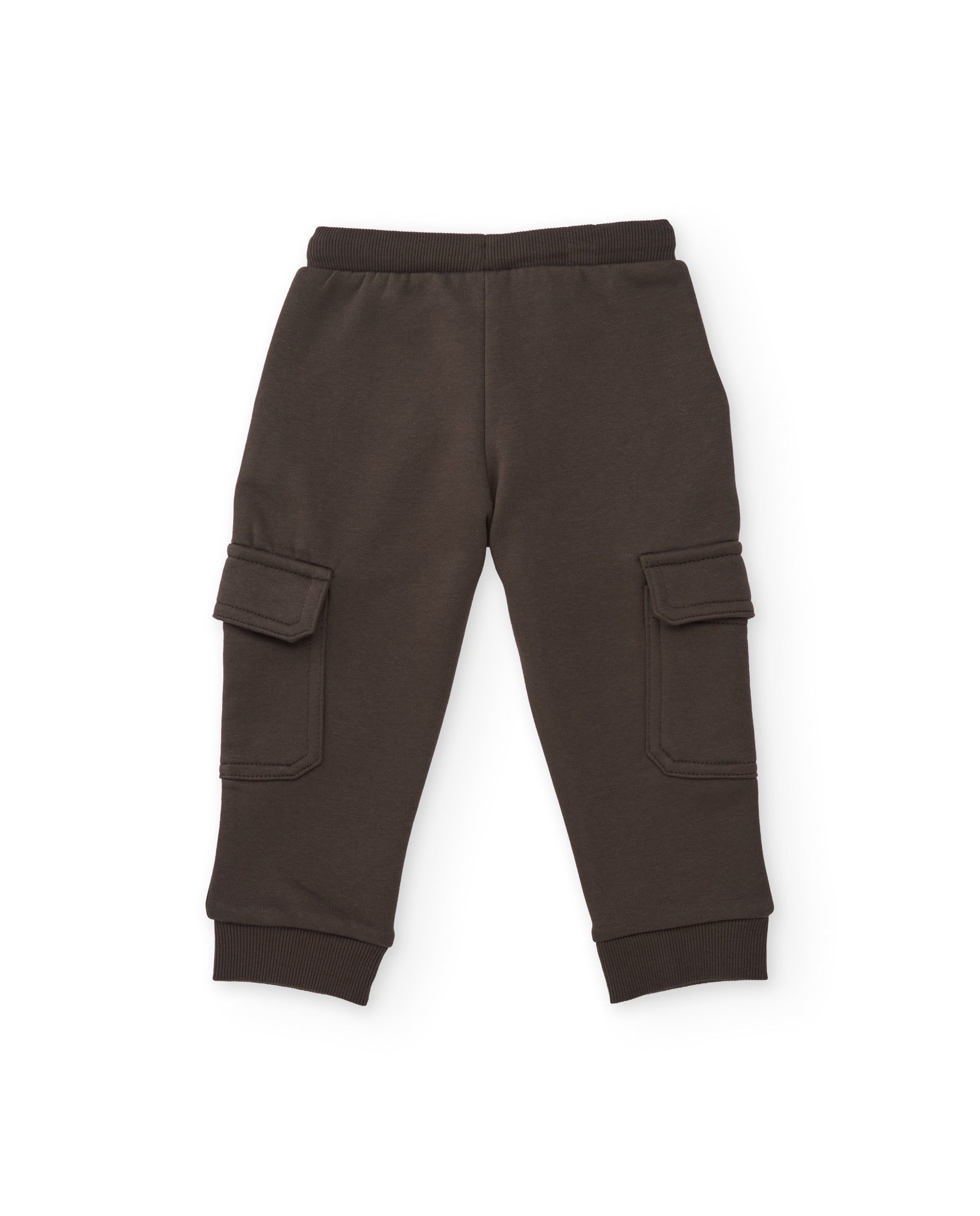Tuc Tuc tuta bambino pile marrone cappuccio zip
