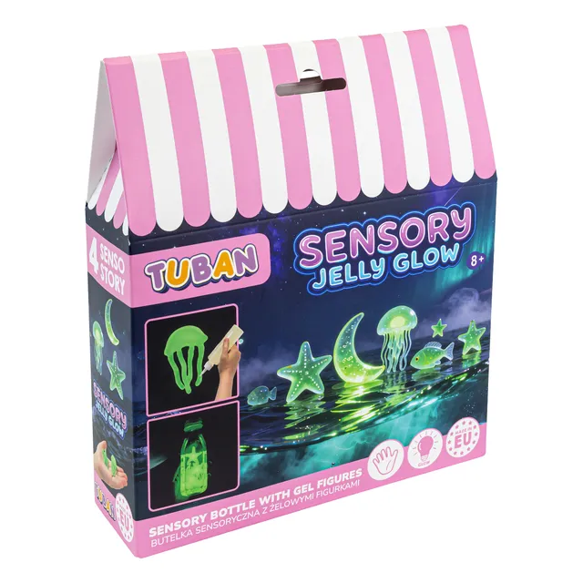Tuban Jelly Glow bottiglia sensoriale fosforescente 8+