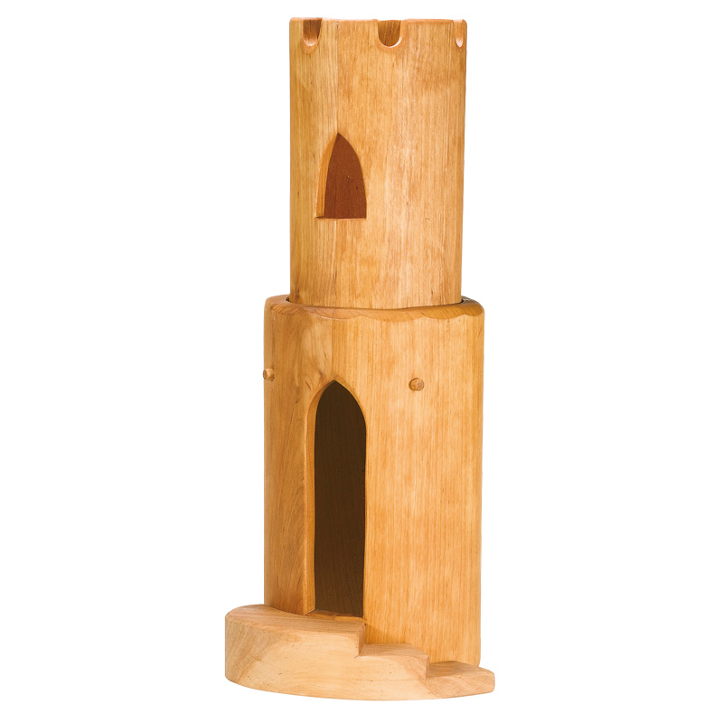 Ostheimer Castello Torre Rotonda con Scale Legno