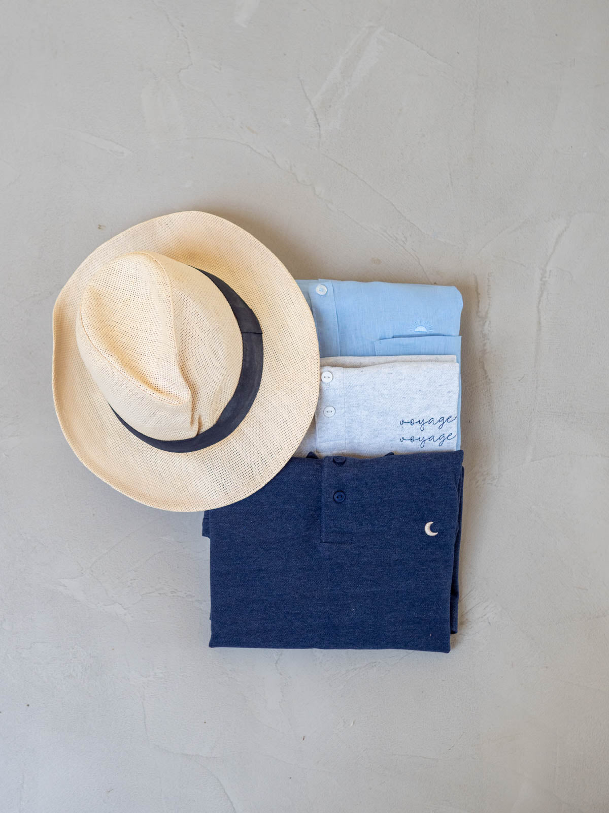 Ella and Rapha Moon polo uomo blu casual
