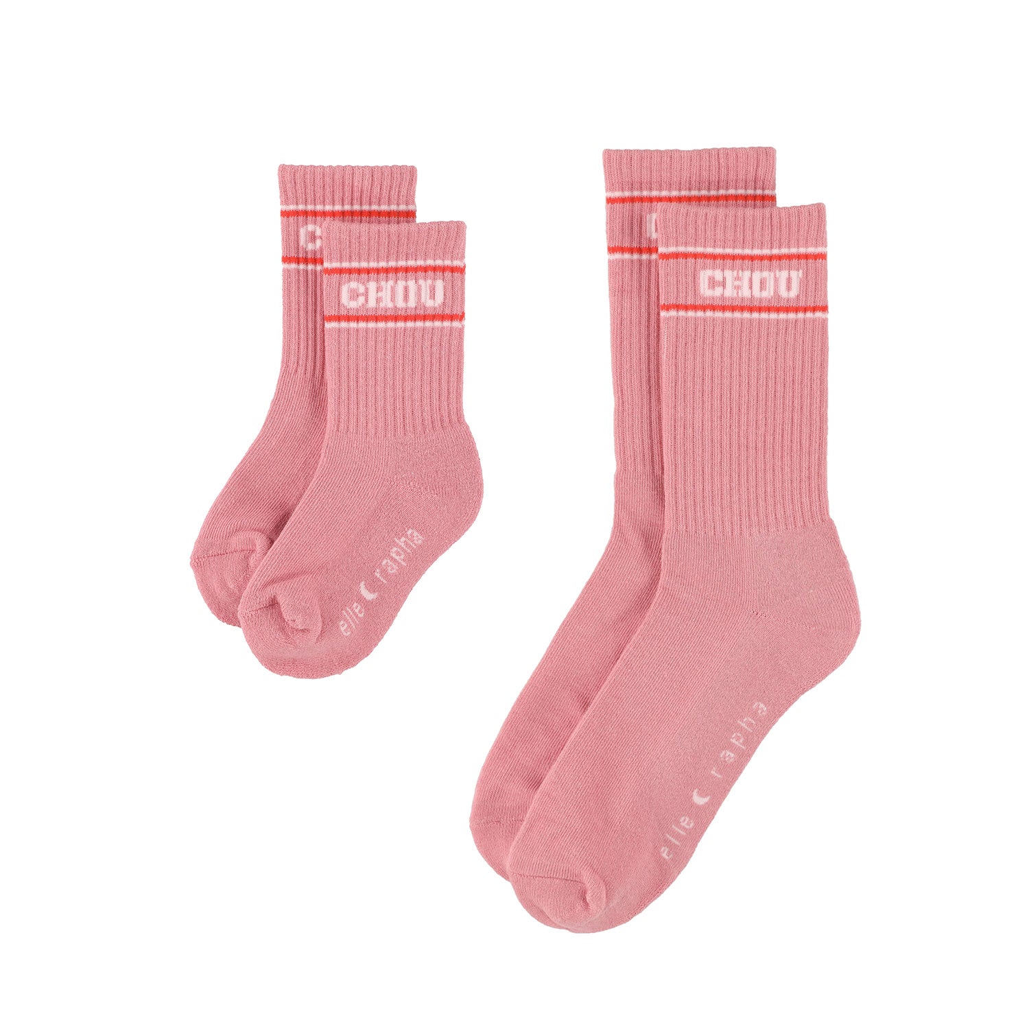 Ella and Rapha Chouchou calzini rosa 37-41 cotone
