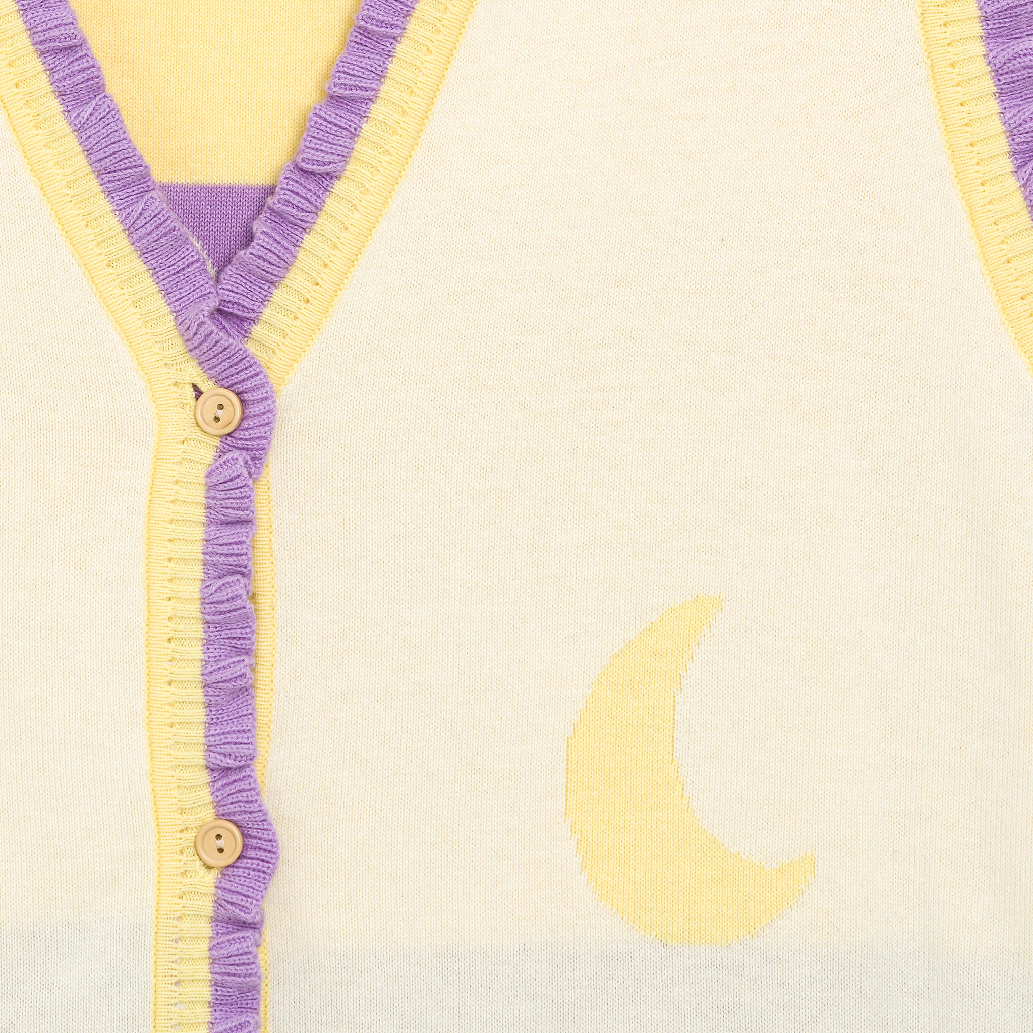 Ella and Rapha Full Moon gilet donna giallo