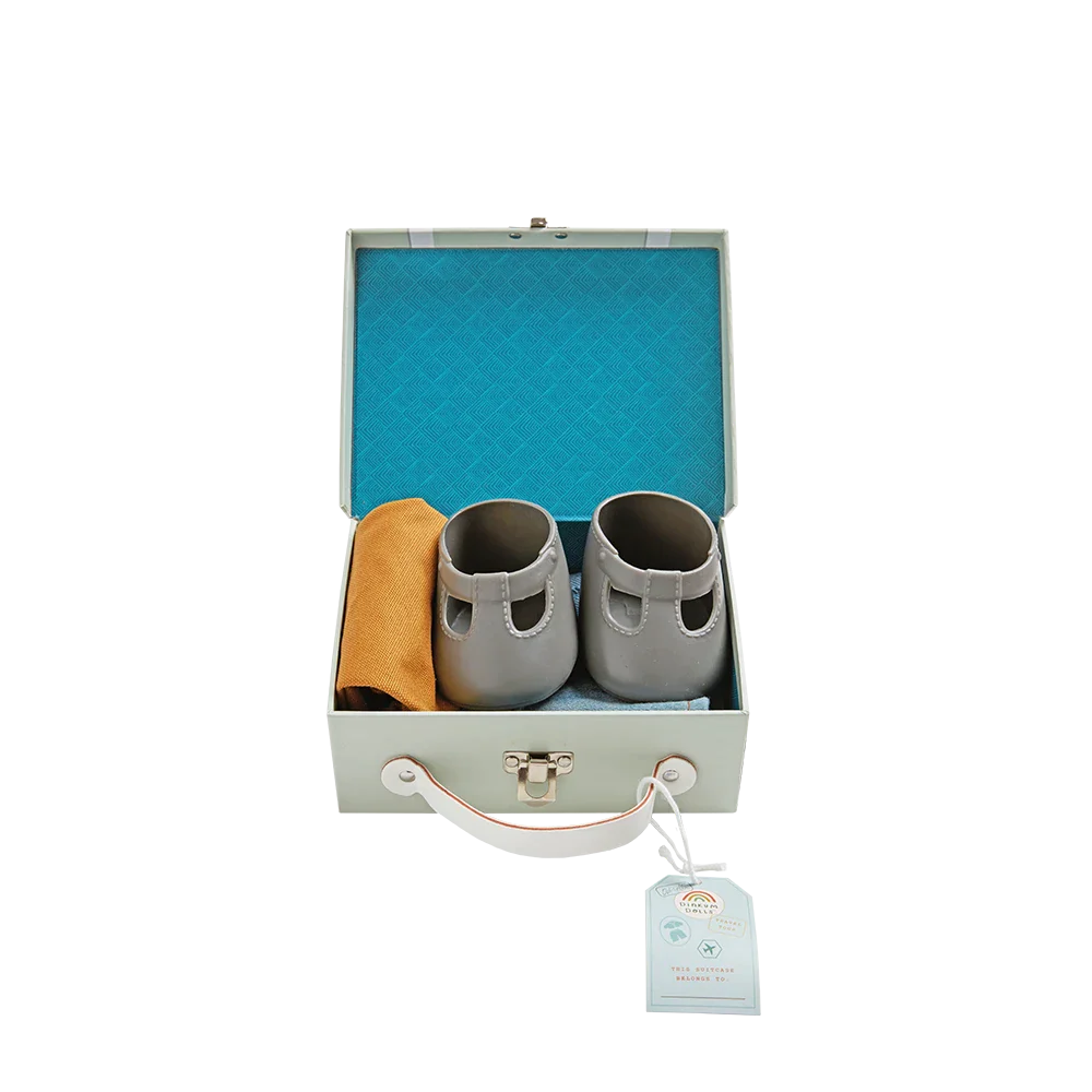 OlliElla Dinkum Dolls Travel Togs vestiti bambola salvia
