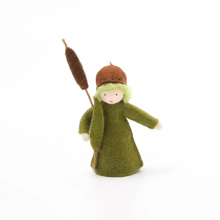Ambro-dolls Sedge Boy fata Waldorf feltro H 7-8 cm