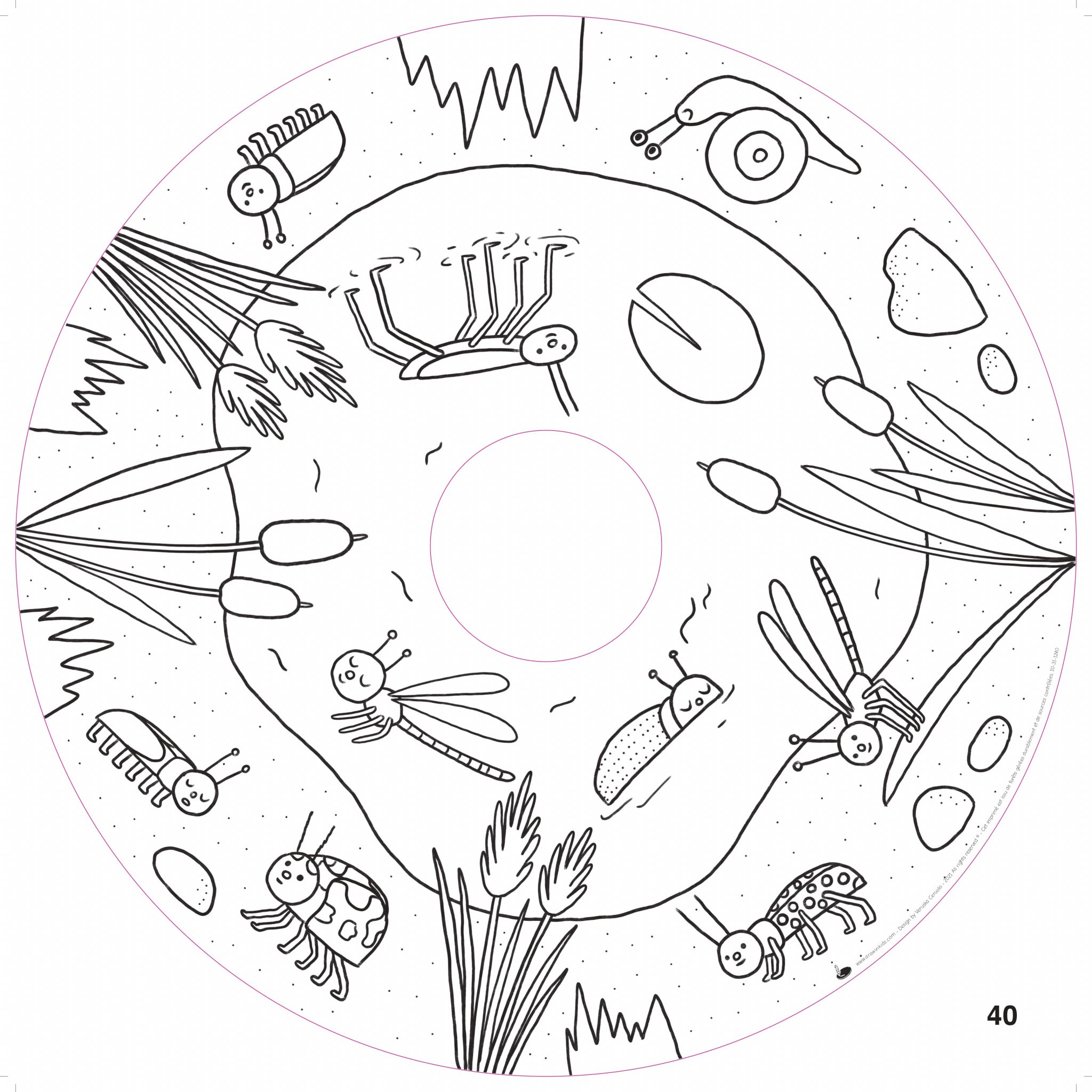 Drawin Table Little Friends fogli disegno 20 pezzi 200 gr
