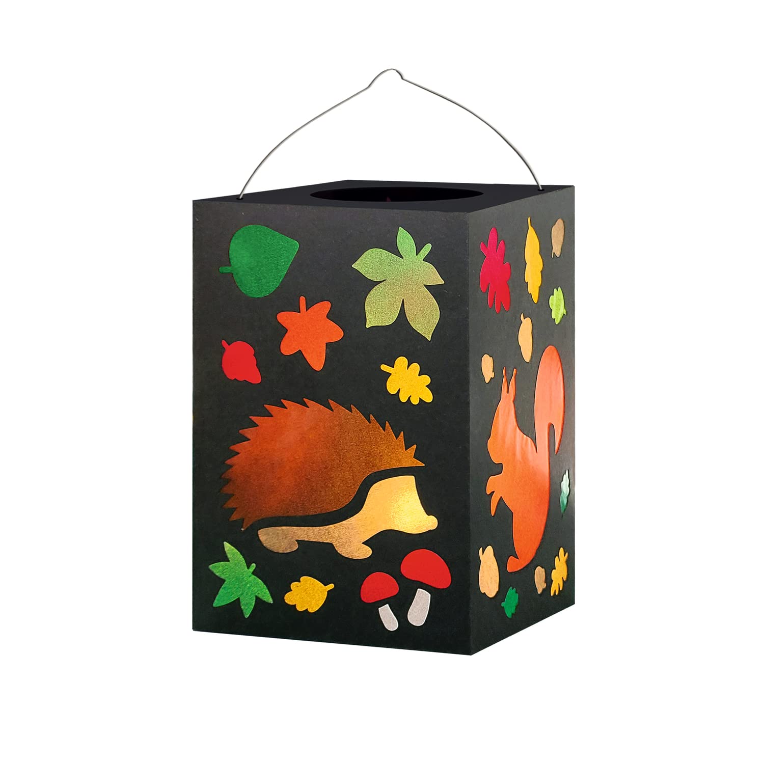 URSUS Animali della Foresta kit lanterna carta 14x20 cm