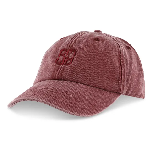 Ella and Rapha ER Icon cap uomo vinaccia logo