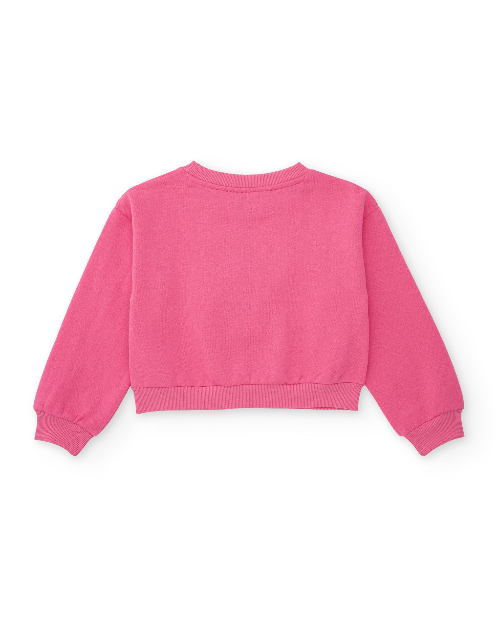 Tuc tuc Frozen Flowers felpa bambina rosa cuore pizzo