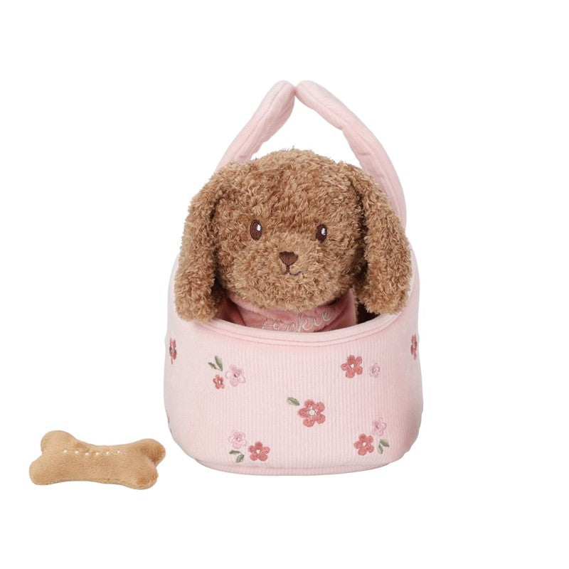 Little Dutch Jackie peluche cane con borsa fiori