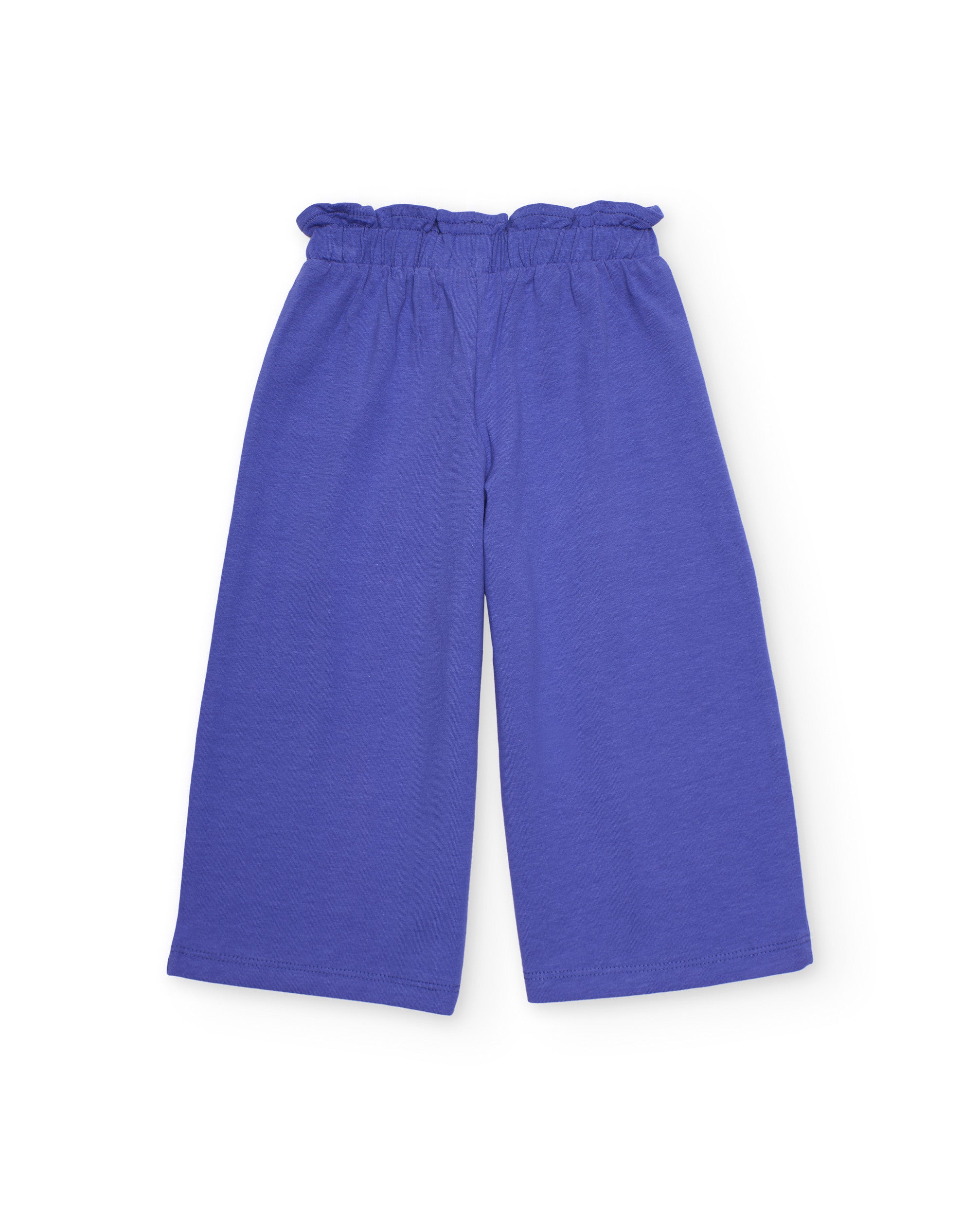 Tuc Tuc pantaloni bambina gamba larga lilla elastico morbido