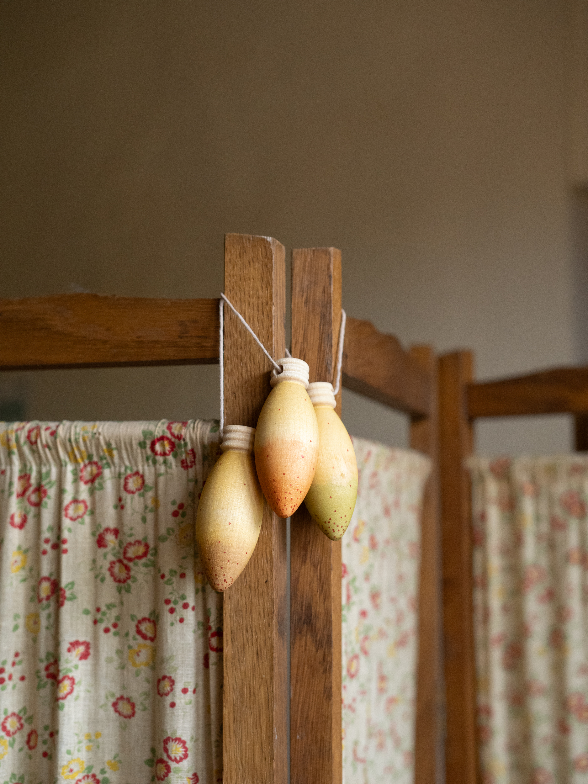 Onaments Nº4 Glow Lamps ornamenti legno 3 pezzi lampada