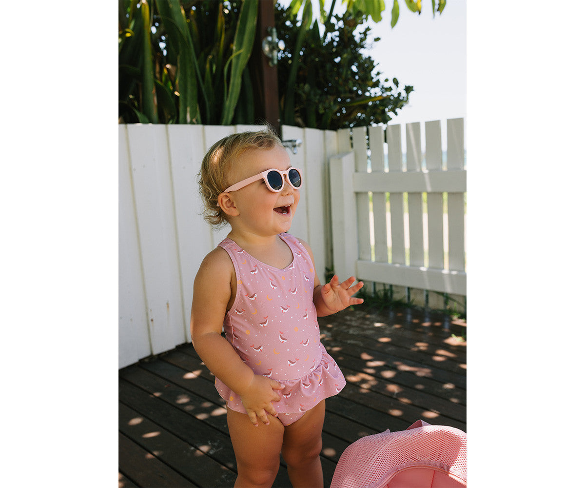 Monnëka occhiali sole bimba rosa