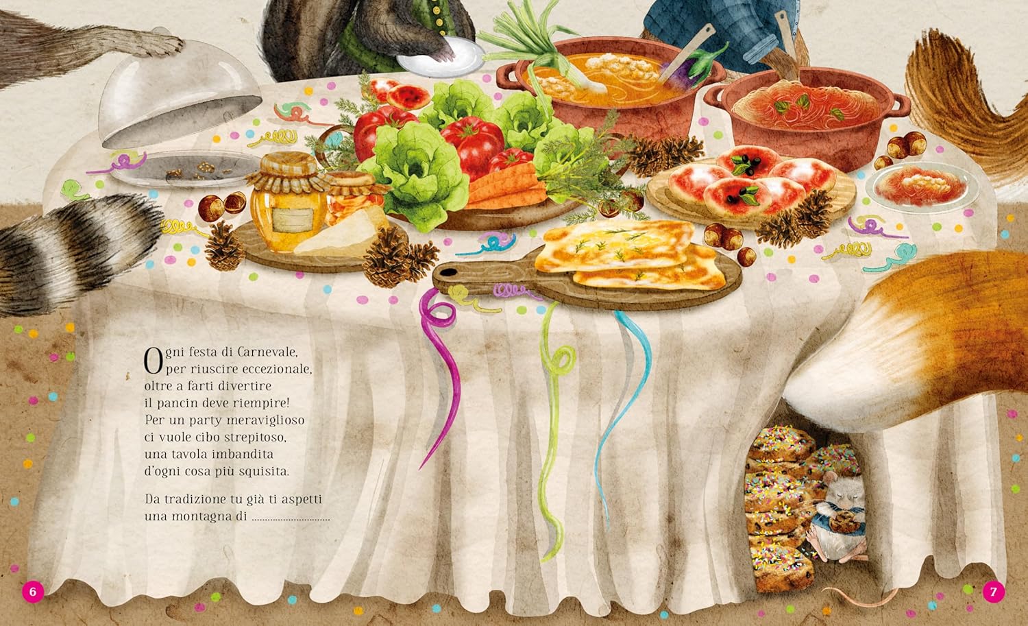 Sassi Carnevale nel bosco libro bambini 3 anni brossura
