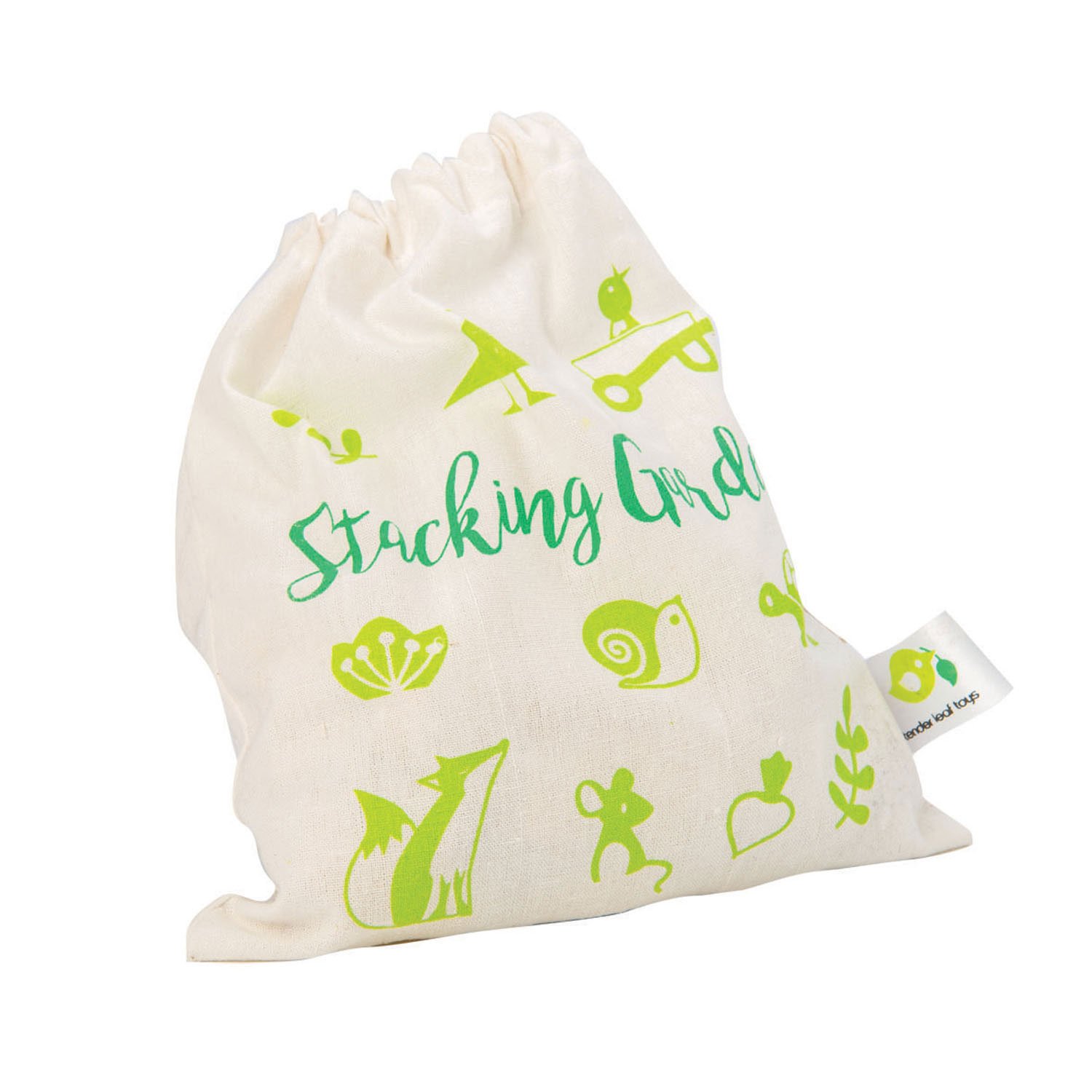 Tender Leaf Stacking Garden Friends gioco equilibrio legno
