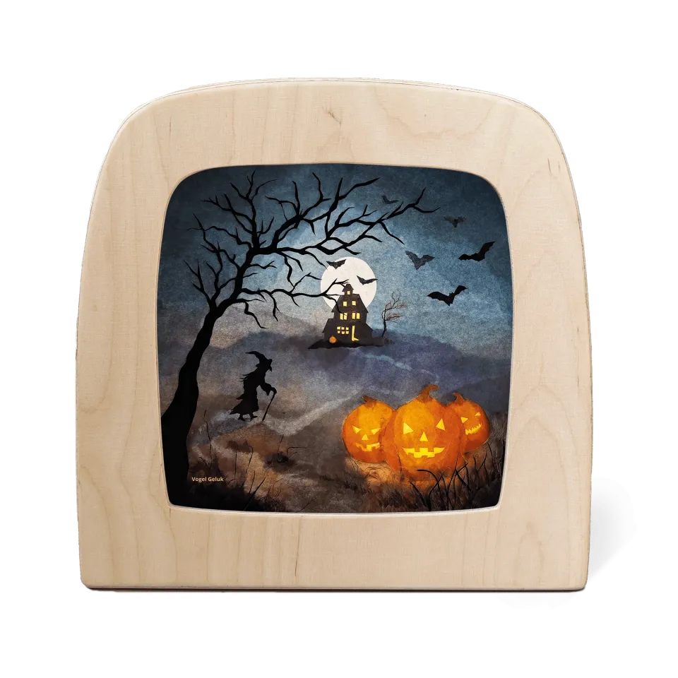 Toverlux trasparenza Halloween Vogel Geluk per lampada
