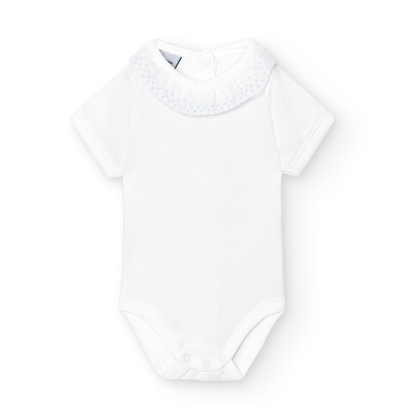 Babidu 1193 body maniche corte pizzo 12-18 mesi rosa