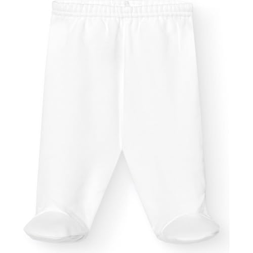 Babidu leggings neonato cotone con piedini invernali