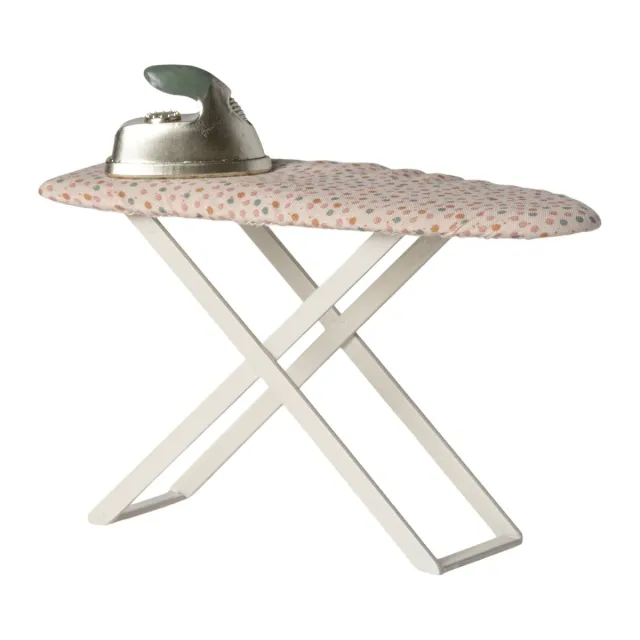 Maileg Topi Set Asse da Stiro e Ferro Miniatura Rosa Metallo