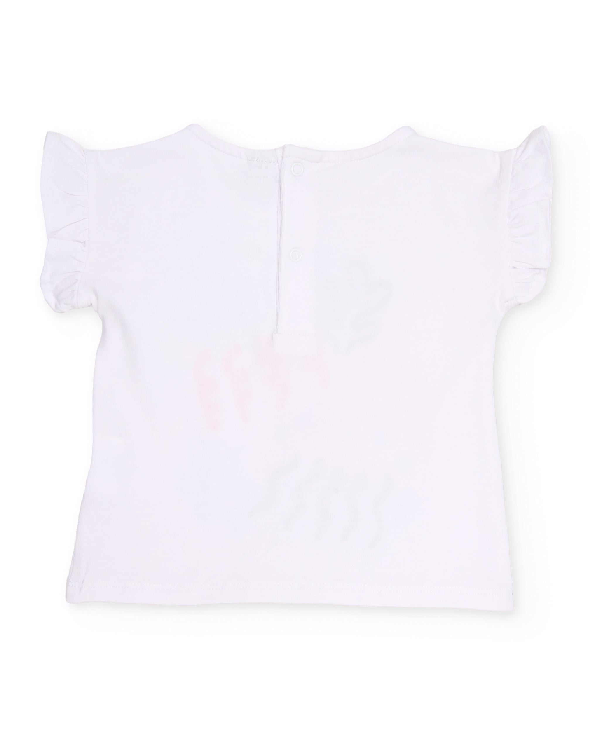 Tuc Tuc t-shirt bambina bianca meduse manica volant